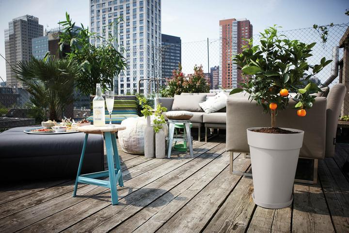 Actual product image Elho Loft Urban Coaster Round
