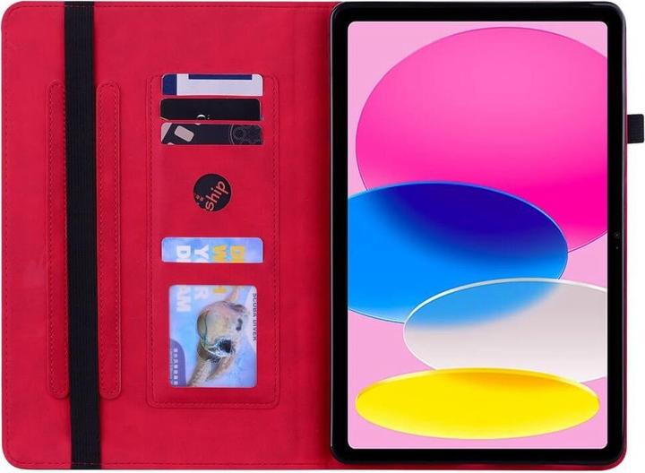 Produktbild Cover-Discount iPad 2022 (10.Gen) - Schutzhüllle mit Zipper Tasche rot (iPad 2022 (10. Gen))