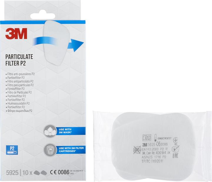 Produktbild 3M Partikelfilter (P2, 10 x)