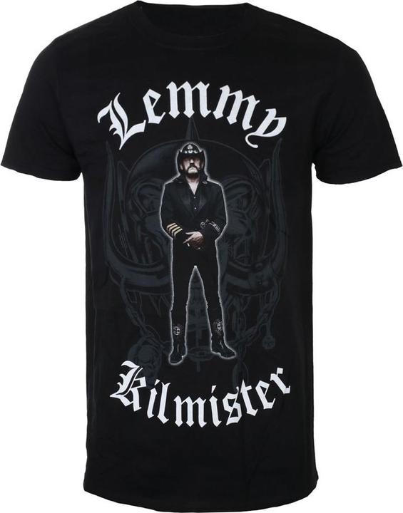 Actual product image Lemmy Unisex Adult Memorial Statue Cotton T-Shirt (L)