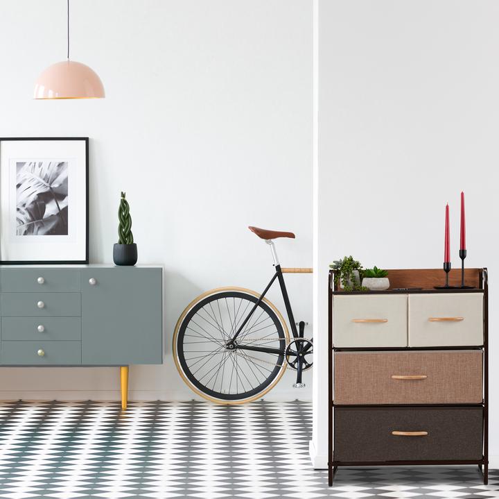 Actual product image Relaxdays Chest of Drawers in Various Designs (20 x 49.5 x 84.5 cm)