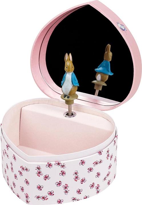 Trousselier Musical Musical Clock Heart, Peter Rabbit