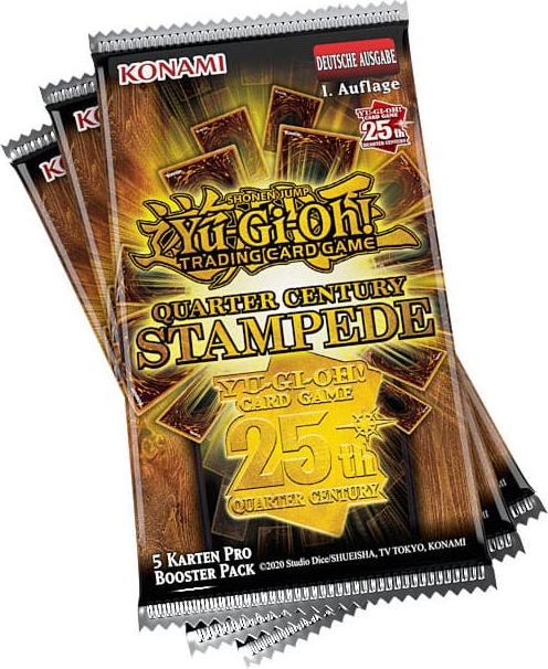 Actual product image Yu-Gi-Oh Quarter Century Stampede Booster Box (German, Booster display)