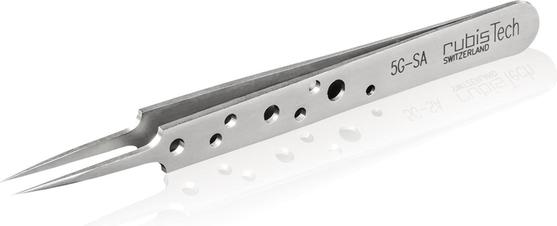 Rubis Pinzette perforiert, spitz, 11 cm, 5G