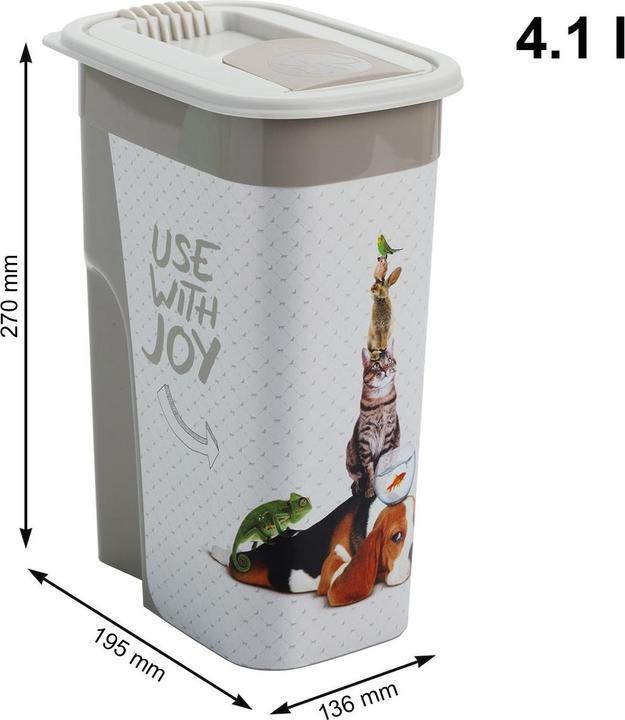 Image du produit Rotho FLO Aliments pour animaux Boîte en vrac