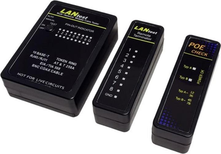 Actual product image Value LANtest cable and PoE tester