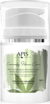 Apis Natural Cosmetics Apis - Cannabis Home Care soothing and regenerating cream based on hemp oil 50ml (Body cream, 50 ml)