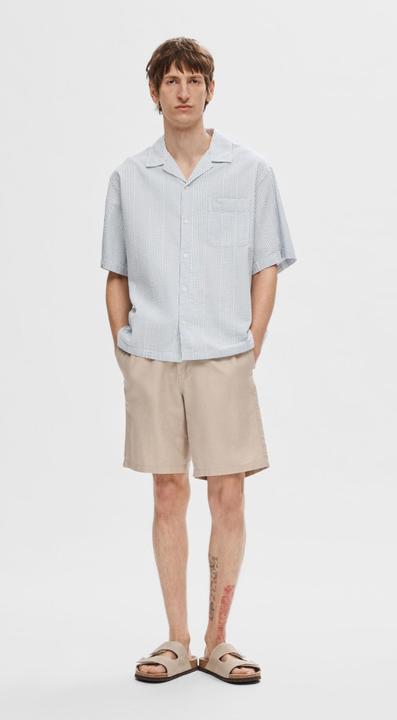 Image du produit Selected Homme Chemise à manches courtes en seersucker (XXL)