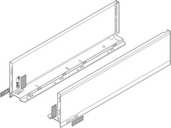Produktbild Blum Flexible Schubkasten-Sets LEGRABOX pure K, seidenweiss