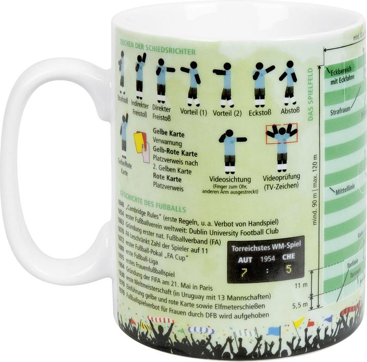 Immagine prodotto Könitz Tazza da caffè 'Knowledge Mug Football (490 ml, 6 x)