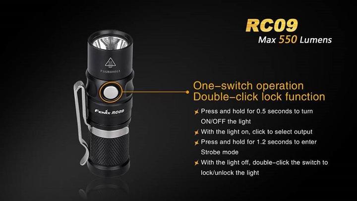 Immagine prodotto Fenix Rc09 (7.50 cm, 550 lm)