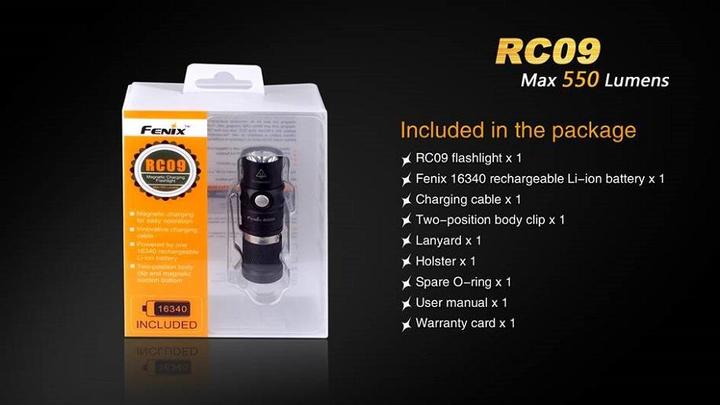Immagine prodotto Fenix Rc09 (7.50 cm, 550 lm)