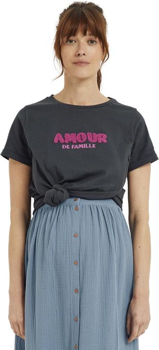 Actual product image Vertbaudet Organic collection: T-shirt for pregnancy and breastfeeding with AMOUR lettering (W32/L34)