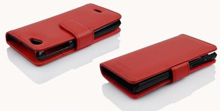 Produktbild Cadorabo Book mit Struktur Cover (Sony Xperia J)