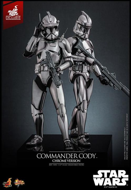 Image du produit Hot Toys Star Wars Movie Masterpiece Figurine 1/6 Commander Cody (Chrome Version) Exclusive 30 cm