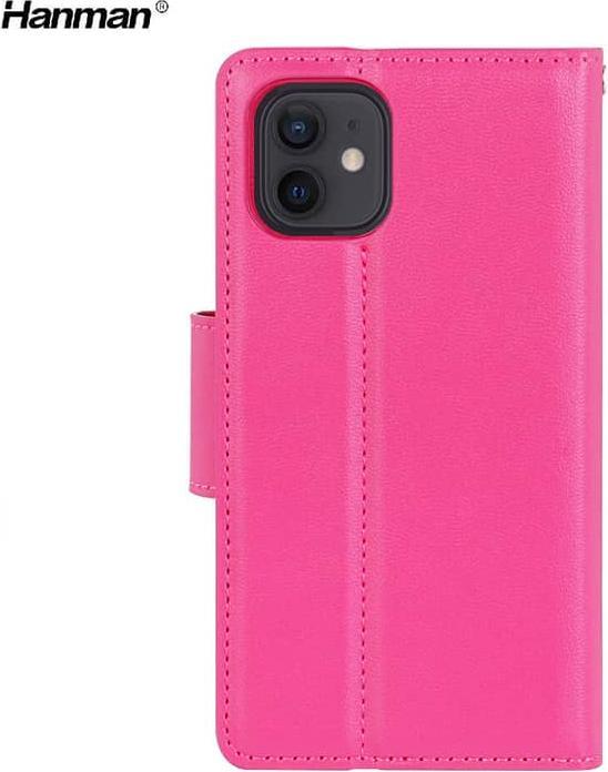 Immagine prodotto Hanman Apple iPhone XS Max - Custodia Mill flip con 3 slot per carte, rosa (Apple iPhone XS Max)