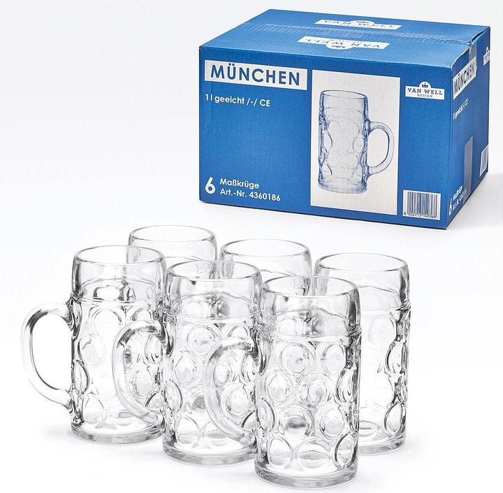 Produktbild Bormioli Rocco Masskrüge geeicht (1 l, 6 x)