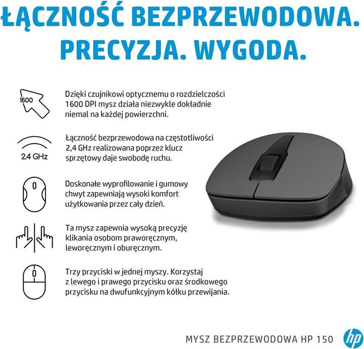 Actual product image HP 150 Wireless Mouse (Wireless)