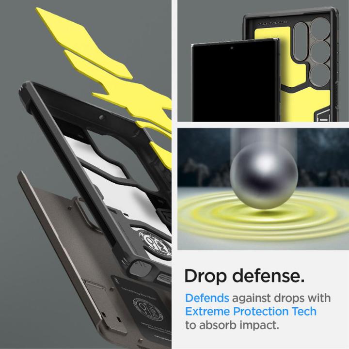 Actual product image Spigen Tough Armor (Samsung Galaxy S23 Ultra)