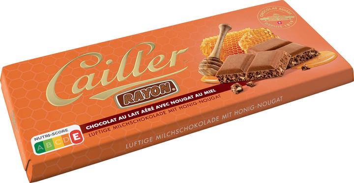Produktbild Cailler Rayon Tafelschokolade Luftige Milchschokolade mit Honig-Nougat (100 g)