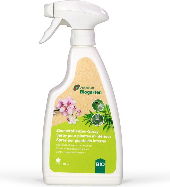 Andermatt Biogarten Zimmerpflanzen-Spray (Blattläuse, Spinnmilben, Weissen Fliegen, Wollläuse, Schildläuse, Zikaden und Blattwanzen)