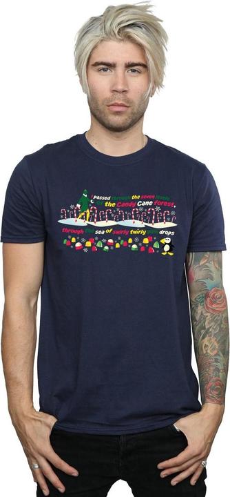Image du produit Elf - T-shirt CANDY CANE FOREST - Homme (M)