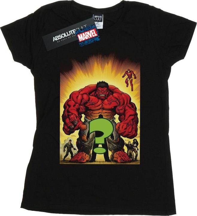 Image du produit - T-shirt WHO IS THE RED HULK - Femme (L)