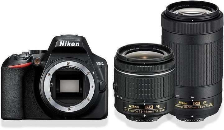 Nikon D3500 Double zoom Kit (24.20 Mpx, APS-C / DX)