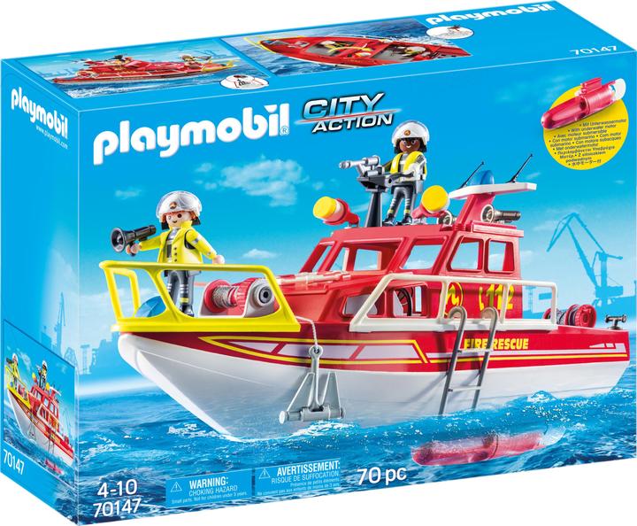 Immagine prodotto Playmobil Barca antincendio (70147)