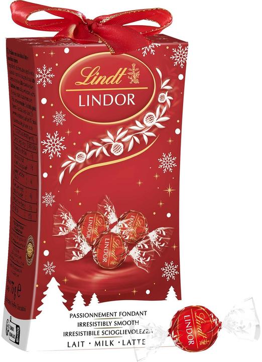 Lindt Latte Lindor Piccolo regalo di Natale (75 g)