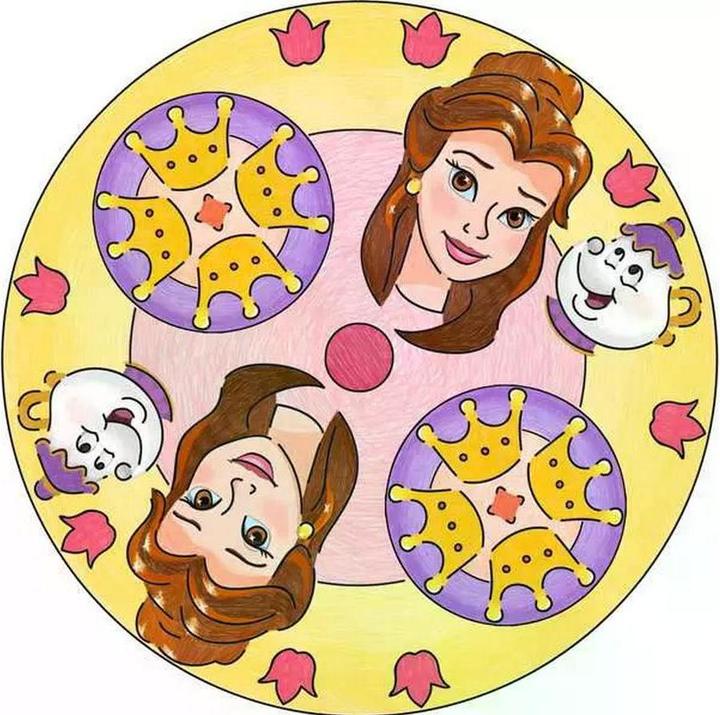 Actual product image Ravensburger Mandala Disney Princess