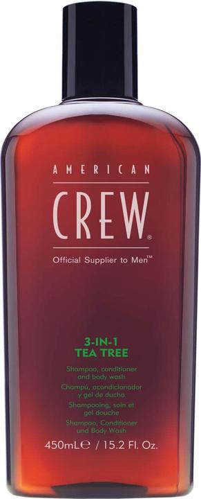 American Crew Crew Classic 3In1 Tea Tree (450 ml, Shampoo liquido)