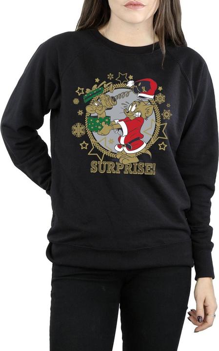 Immagine prodotto Tom & Jerry Christmas Surprise Felpa Donna (L)