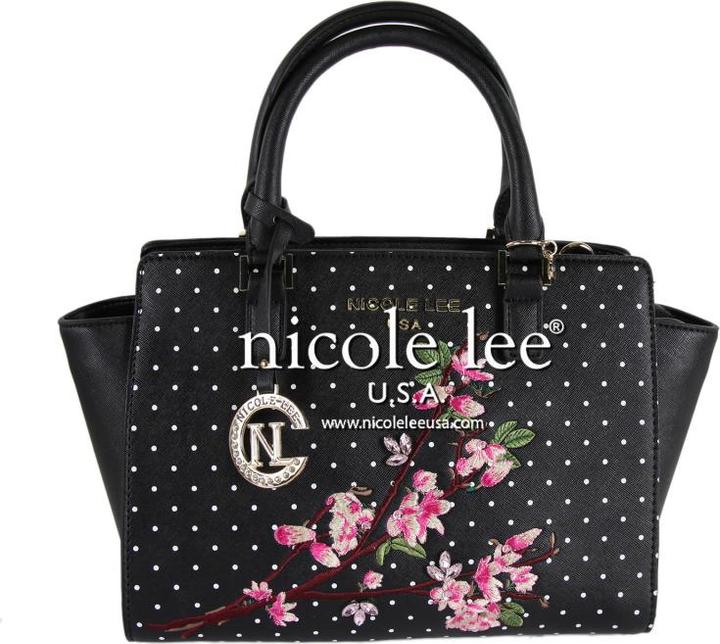 Nicole Lee Handtasche "Kayley Floral" schwarz