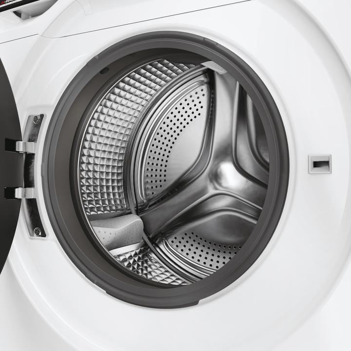 Actual product image Hoover H-WASH 700 H7W 610MBC-S front loading washing machine 10 kg 1600 rpm White (10 kg, Left, EU plug)