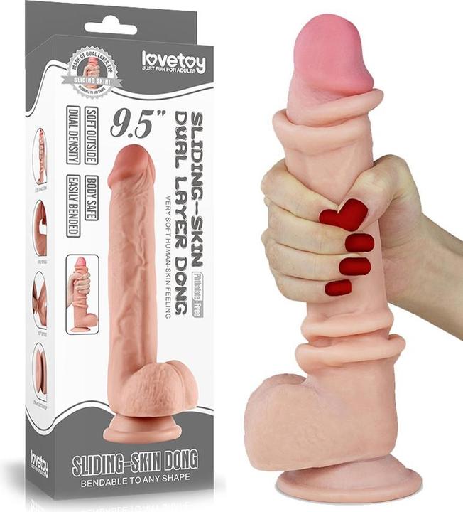 Image du produit Lovetoy Gode à peau coulissante