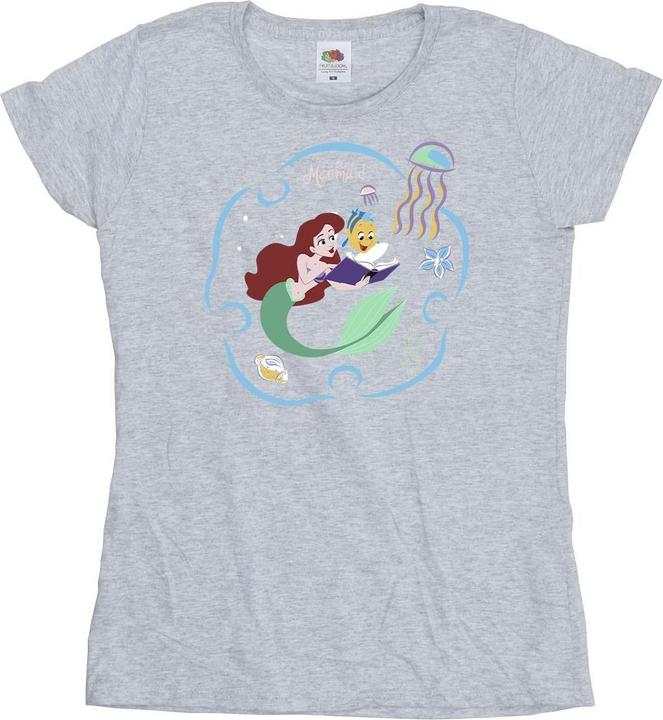 Immagine prodotto Disney The Little Mermaid Reading A Book Maglietta Donna (XXL)