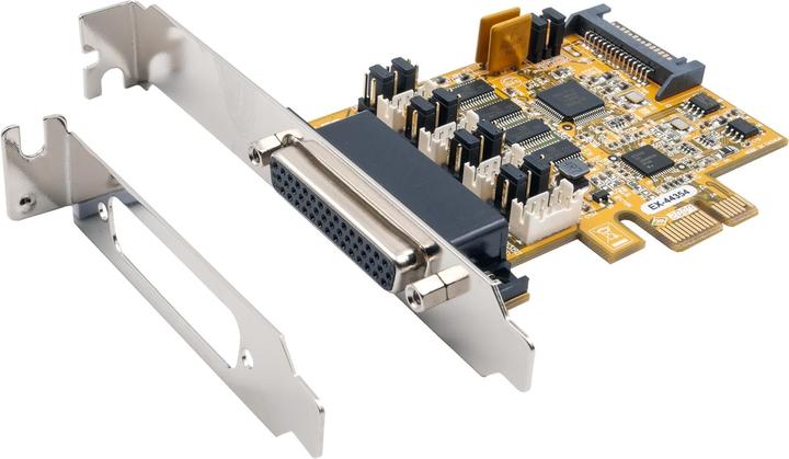 Actual product image Exsys GmbH 4S PCIe Serial RS-232 incl. LP bracket, FTDI