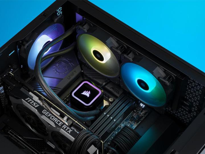 Actual product image Corsair H100x RGB Elite