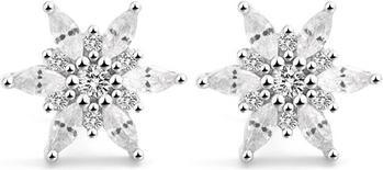 Image du produit Beneto Boucles d'oreilles élégantes en argent Flaps AGUP2729 (L)