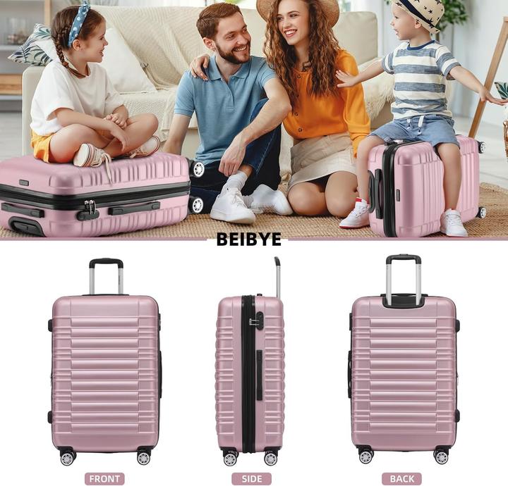 Actual product image Beibye Erweiterbarer Hartschalenkoffer (45 l, Hand luggage (up to 50 litres))