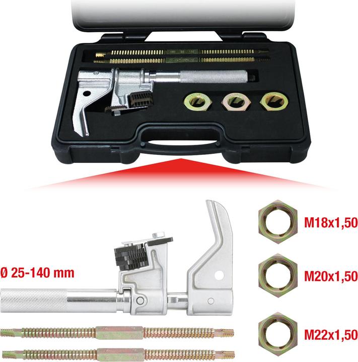 Produktbild KS Tools Gewindereparatur-Satz für Innen- und Aussengewinde, 25-140mm, 6-tlg