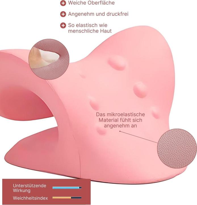 Produktbild Hermex Nackenstütze Nackenkissen Nacken-Massagekissen Massagekissen Nackenstützkissen