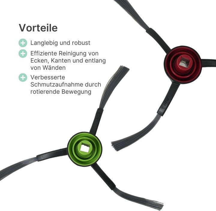 Produktbild Hermex Alternative Seitenbürsten zu Ecovacs Deebot T9 T9+ N8 N8 Pro