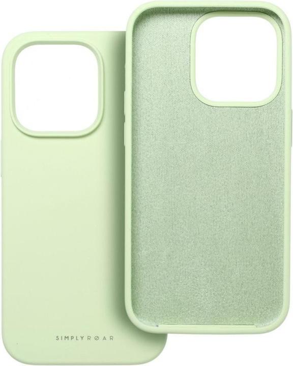 Actual product image Roar Back panel cover case CLOUD SKIN for IPHONE 15 Pro Light green (Apple iPhone 15 Pro)