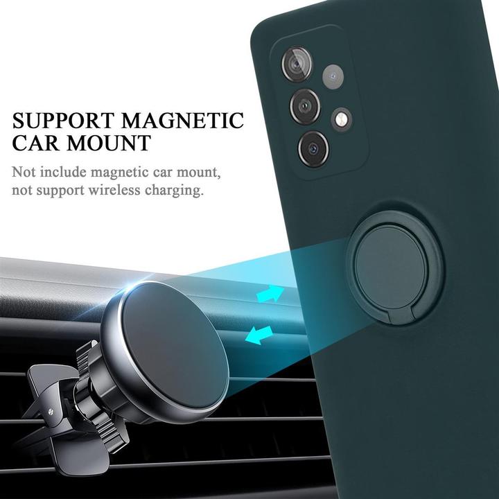 Produktbild Cadorabo TPU Liquid Ring Silicone Case Hülle (Samsung Galaxy A52, Samsung Galaxy A52 5G, Samsung Galaxy A52s 5G)
