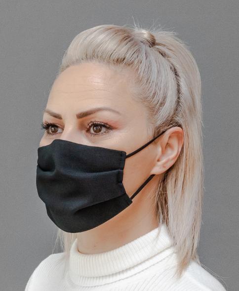 Actual product image Jakob Schlaepfer Testex Community Maske M schwarz (No official protection class, 1 x)