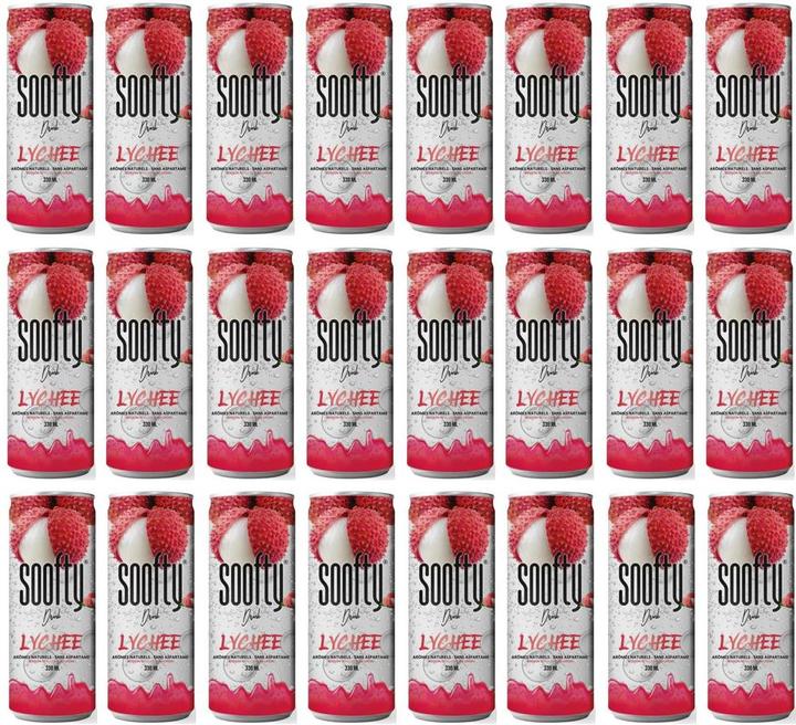 Produktbild Soofty Drink Soft-Drinks Litschi 24 x 0.33 l (24 x 33 cl)