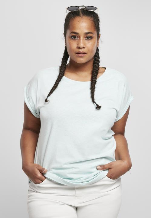 Image du produit Urban Classics Ladies Color Melange Extended Shoulder Tee (4XL)