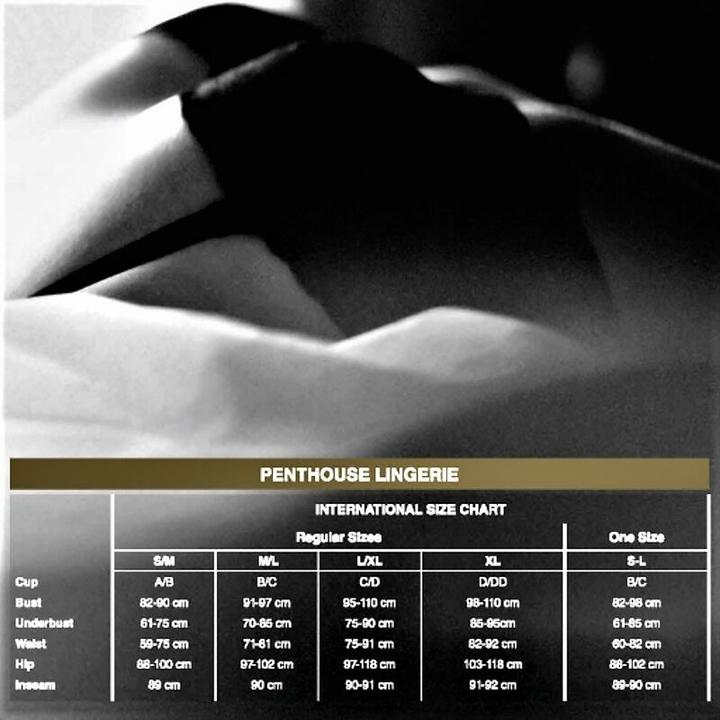 Produktbild Penthouse Lingerie All Way Teddy Schwarz S/M/L (M, L)